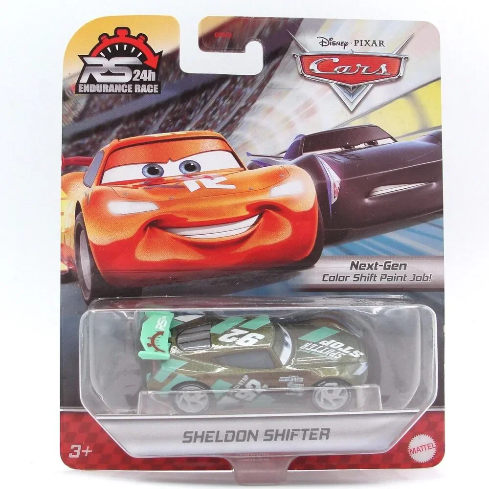 Mattel Disney Pixar Cars Sheldon Shifter #92 RS24h Next-Gen Color Shift Diecast